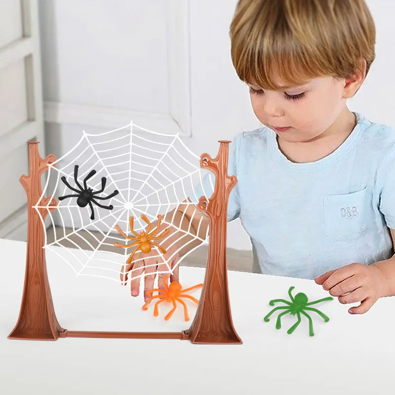 Bouncing Spider Family Party Desktop Board Games Kids Adult Entertainment Game Children's Table Spider Web Birthday Gifts Toy