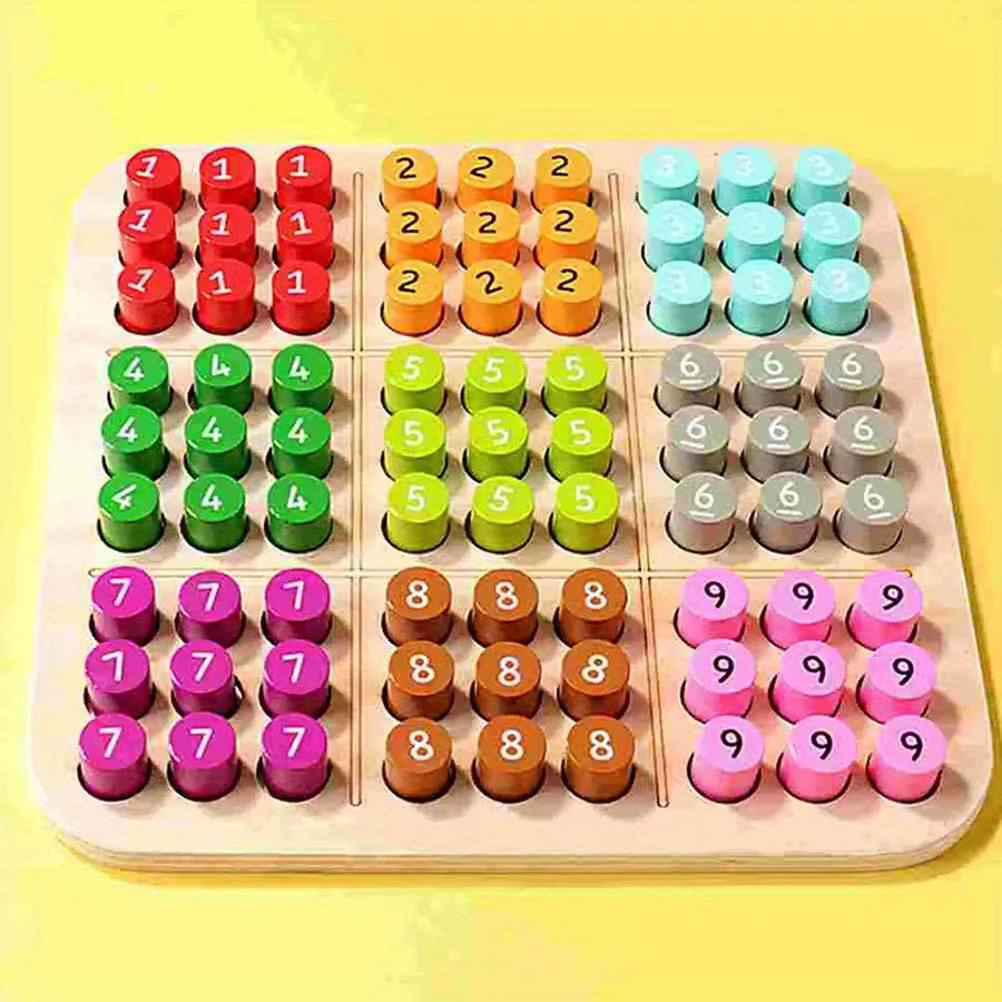 Children Sudoku Games Chess Toys Cognitive Color Digital Board Party Games Educational Sudoku Puzzles Wooden Toys Brain Training