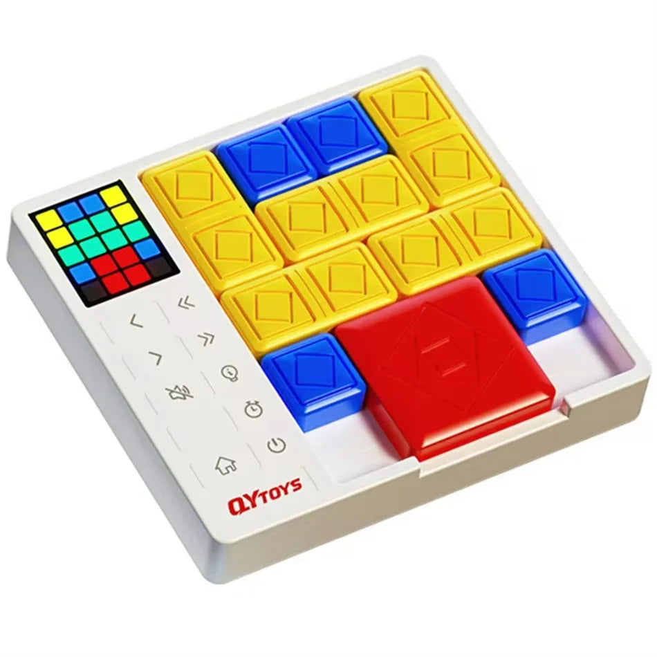 QiYI Smart Klotsk Puzzle Logic Brains Teaser Series  Huarong Road Board Game Early Educational Enlightening Toys Children Gift