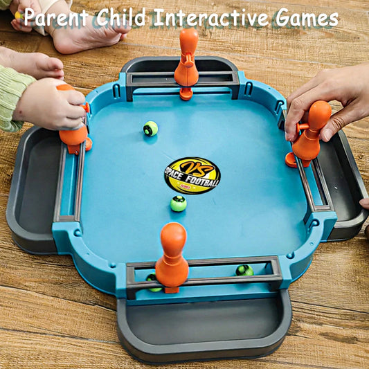 Children Pinball Machines Board Games Table Toys Soccer Marble Shoot Pinball Battle Social Game Fun Family Party Interactive Toy