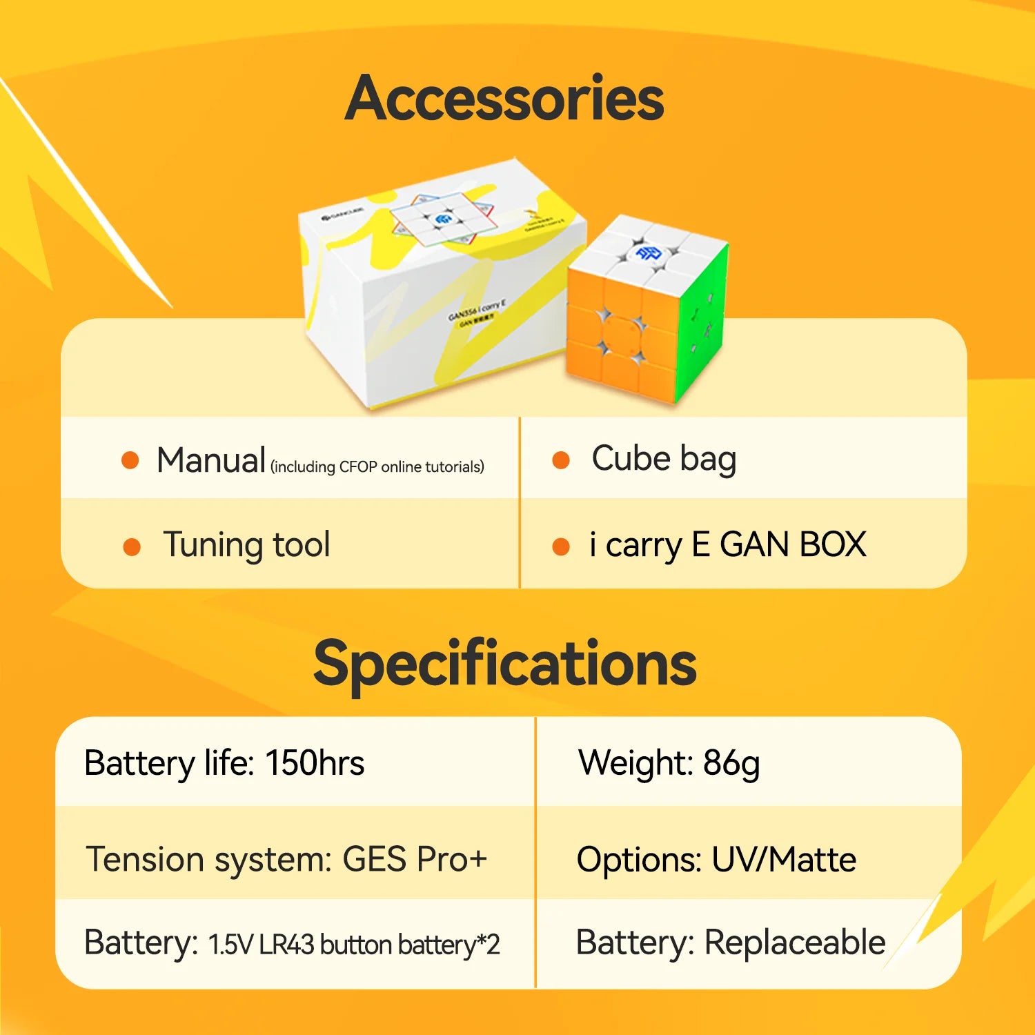 GAN356 i Carry E Smart Cube gan356 Bluetooth Intelligent Speed Cube Speedcube 3x3x3 Professional Magic Cube Toys for Children