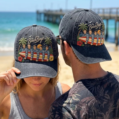 TBB Vintage Beach Surf Distressed Denim Cap