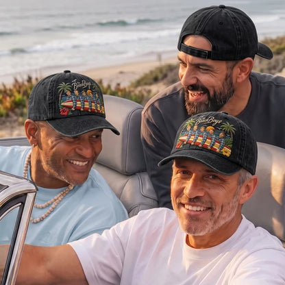 TBB Vintage Beach Surf Distressed Denim Cap