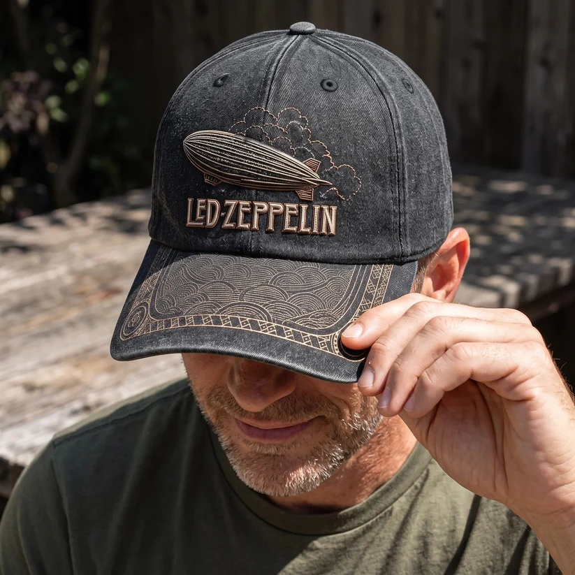 LZE Retro Swan Song Distressed Cap
