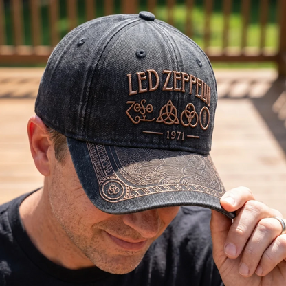 LZE 1971 Four Sacred Symbols Distressed Cap