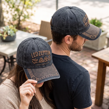LZE 1971 Four Sacred Symbols Distressed Cap